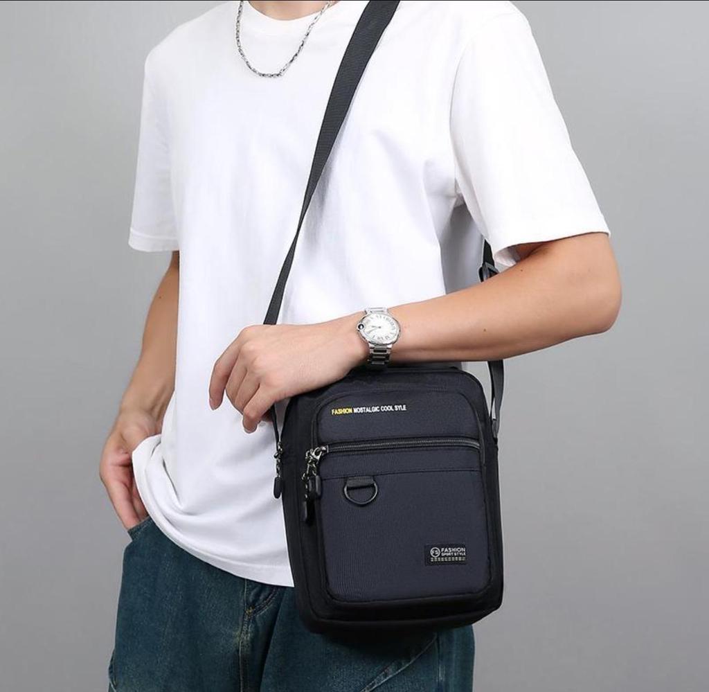 Men's Shoulder Bag 2024 New Casual Men's BagWaterproof Outdoor Multi-Functional Crosspody Bac
