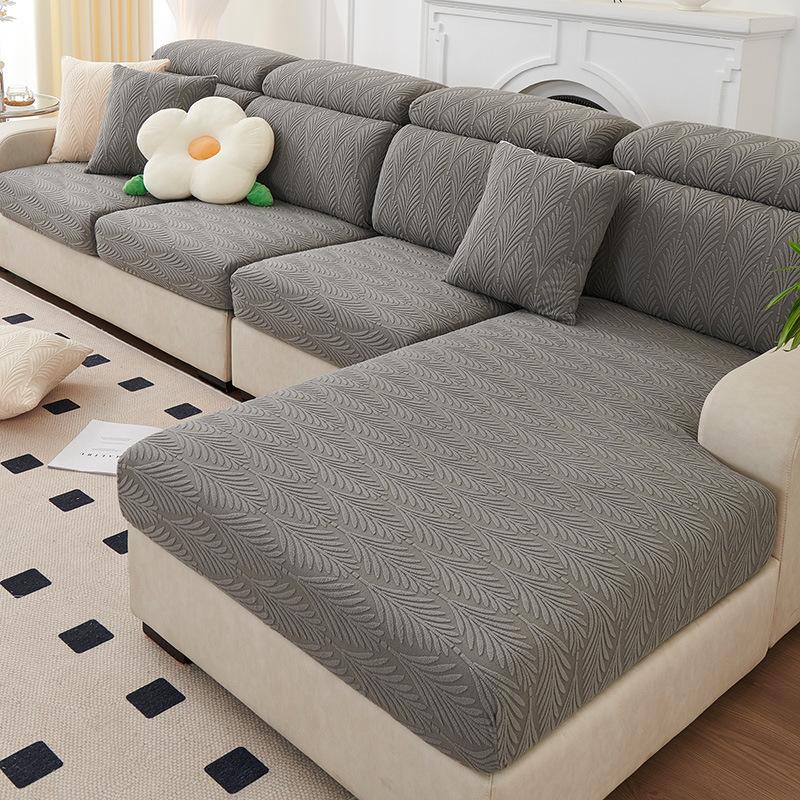 Ecksofa-Schutzbezüge Kissen Separate L-Form Sofa-Schutzbezug Dehnbar Sofa-Möbelbezug Haustiersicher Katzen Hunde Polsterungsschutz 1PC Backrest S