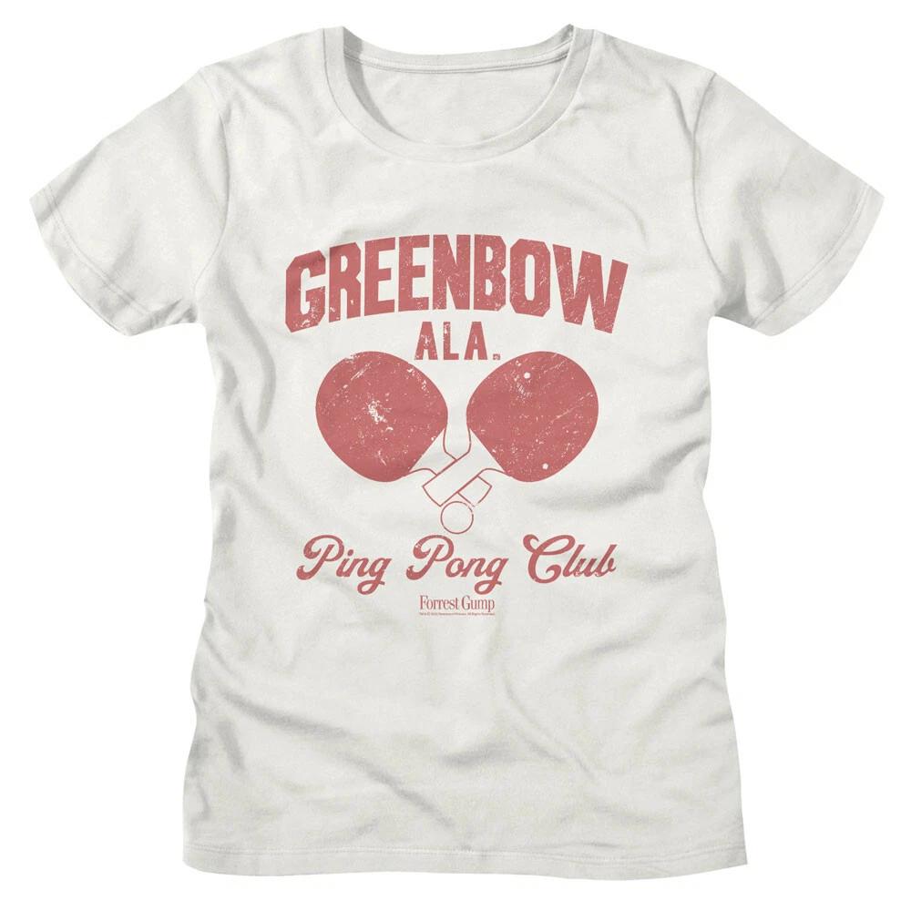 Forest Gump Movie Greenbow Ala Ping Pong Club Logo Women s T Shirt 4XL