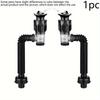 Bathroom Sink Drain Kit with Expandable P-Bend Pipe Can Be Installed Straight or Sideways- Durable Stainless Steel