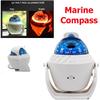 Sea Marine Compass with Mount Compasses Ball Waterproof for Boat Caravan White Sea Marine Compass with Mount for Boat Caravan Truck Car Navigation