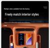 Kompatibel mit 25 Geely Galaxy M9 Modellen: Rutschfeste Silikon-Konsole für kabelloses Laden & Aufbewahrung - Auto-Innenzubehör.