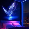Starry Sky & Moon Light Projector with 10 Projection Patterns, Dimmable, Bedroom Night Light, Stylish Background Light, Interior Decor, Gift, Ocean &