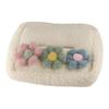 Package Case Flower Plush Car Seat Napkin Holder Paper Napkin Case Car Paper Boxes Car Tissue Box