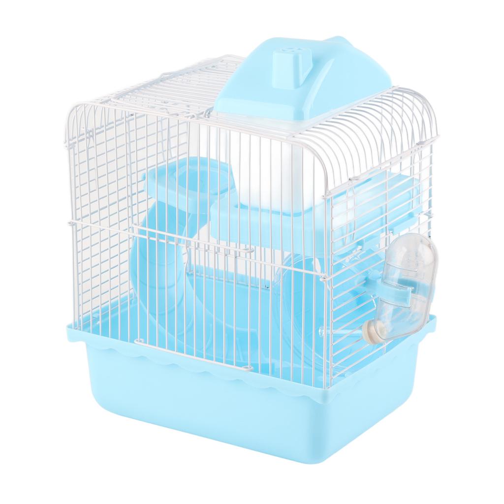 2 Tier Hamster Cage Large Space High Chassis Design Hamster Habitat Cage for Pet Hamster Small Animals
