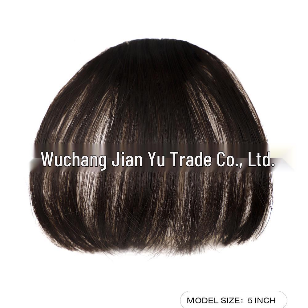 Bangs Cross-Border European & American Women's Natural Seamless Invisible Hair Extension Wig