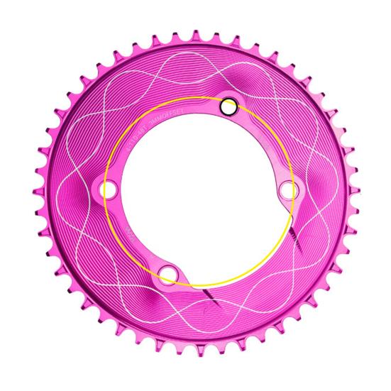 Motor Sprocket Heavy Duty Aluminum Alloy Chainring 40T To 58T Waterproof Rustproof Tooth Disc Replacement for Road Bike