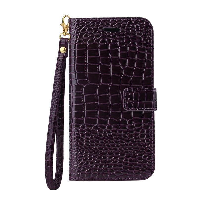 Suitable For IPhone 16 Crocodile Pattern 15PRO Phone Case Wallet S24 Phone Protection Leather Case