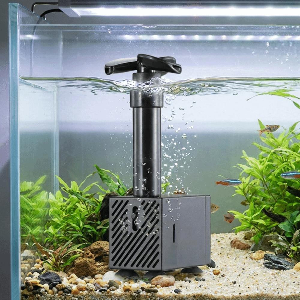 Rotary Spray Fish Tank Aerator Low-Water-Level Submersible Pump Turtle Tank Wave Pump Fish Tank