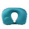 Press-type Inflatable U-shaped Pillow - Portable U-shaped Aircraft Neck Support Pillow - Travel Must-have - Sleeping Cervical Pillow