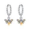 Cute Little Bee, Original and High-end Style, Ins Style Love Confession, S925 Silver Earrings, Women's Style ZJYES-YS-129