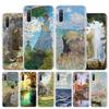 Heet Claude Monet Tuin Lotusbrug Cover Telefoonhoesje Voor Xiaomi Redmi Note 14 13 12 12S 11 Pro Plus 11S 10 10S 11T 11E Zacht Tra