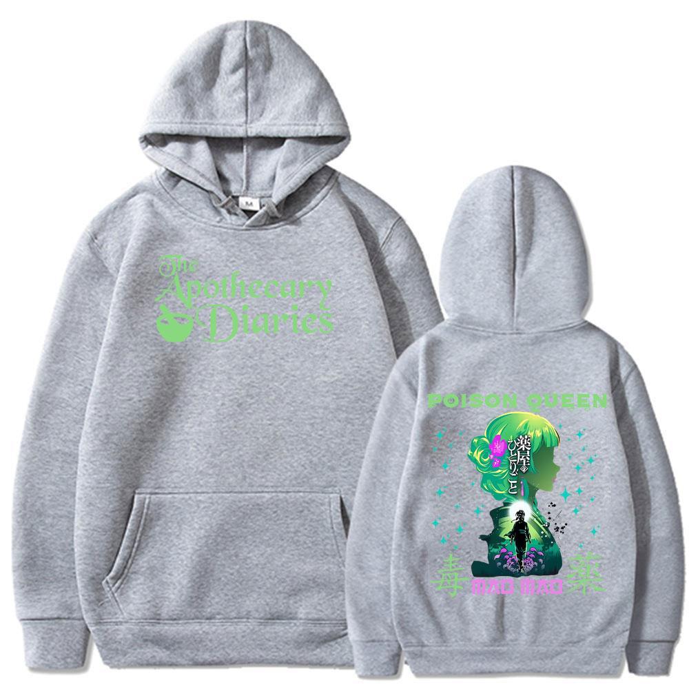 Anime The Apothecary Diaries Maomao Double Sided Print Hoodie Men Women Cartoon Casual Pullover Fleece Tracksuit