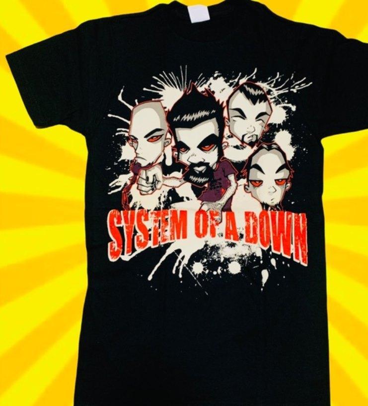 System of a Down black T-shirt