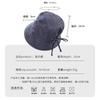 Japanese Retro Plaid Windproof Fisherman'S Hat Children Summer Sun Protection Big Brim Sun Hat Showing Washbasin Hat