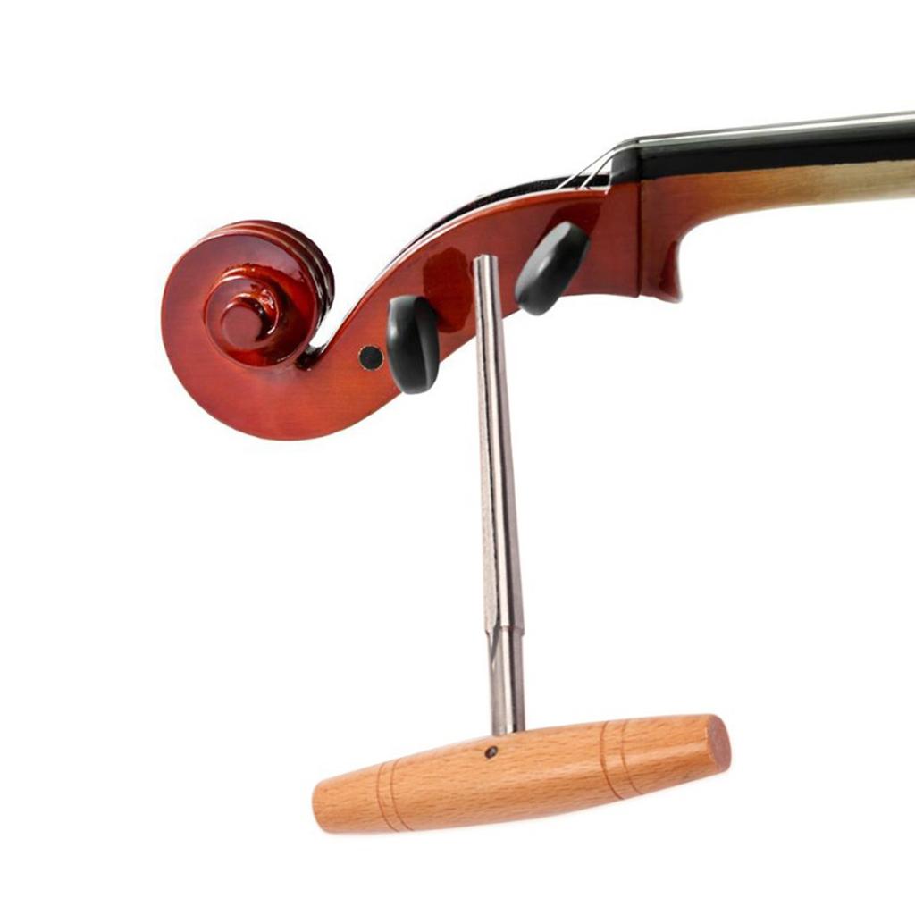 Practical Luthier Repair Tool Violin Peg Hole Reamer for W/ Taper Wood Handle for 3/4 4/4 Violin Making Tool Stainless S