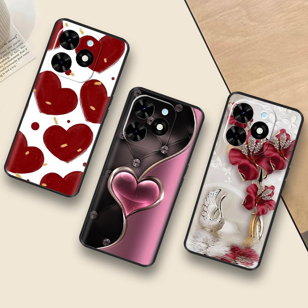 Spark Go 2024 Case For Tecno Spark Go 2024 Phone Case Cute Panda Back Cover For Techno Spark Go 2024 Protection Coque Fundas