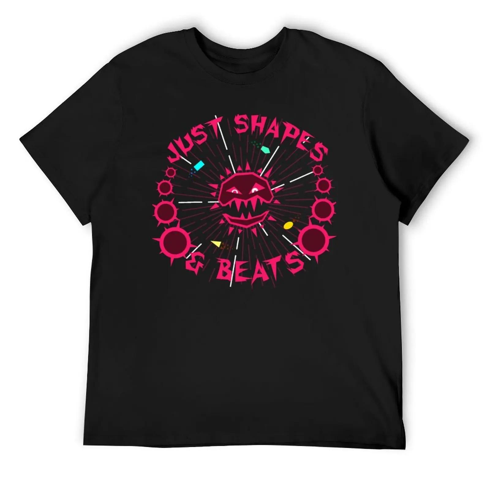 

Just Shapes & Beats Иконический Круглый Логотип Монстра Графический Принт Инди Игра Уличная Одежда Футболка 4XL