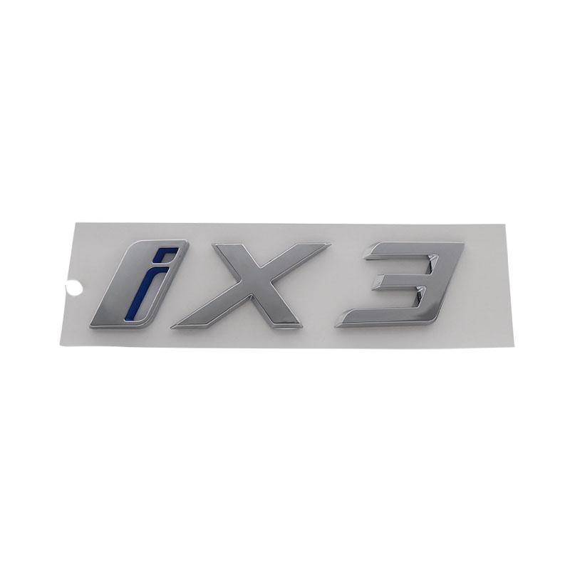 3D Premium IX3 i X3 for IX3 i X3 G08 Electric Cars Engine Hood Fender trunk Tail Rear Decal Emblem Badge Sticker