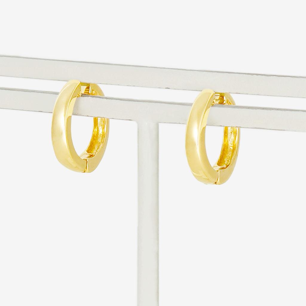 ESTELLE [Official] Women's Silver Yellow Gold Plated Earrings 0776-0059-0000-0000