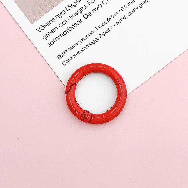 Anelli a Molla Colore Caramella – 25mm Accessori per Gioielli e Portachiavi