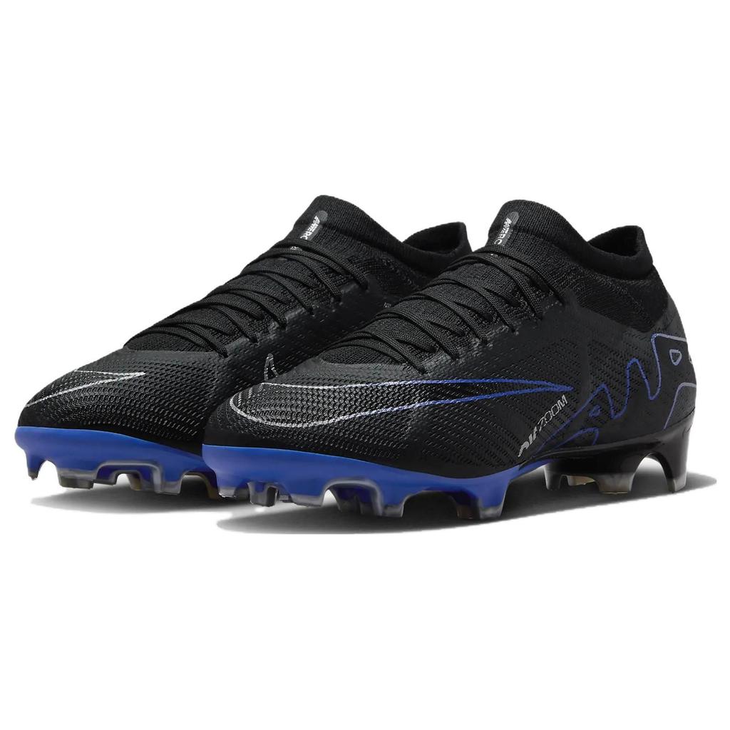 Nike Zoom Mercurial Vapor 15 Pro FG Shadow Pack Unisex Sneakers Black Hyper-Royal Chrome DJ5603-040