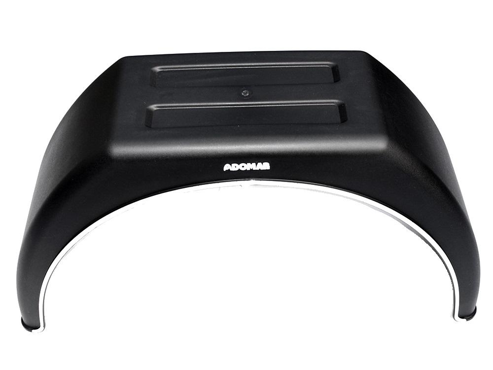 Guardabarros trasero con parte superior plana para rueda trasera única 260x840x1480 DOMAR - D3710-B DK3110