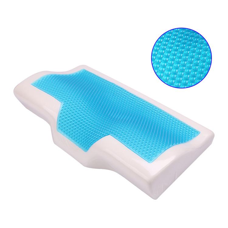 Gel Memory Foam Butterfly Pillow - Slow Rebound, Cool Touch Summer Sleeping Cushion