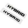 3D ABS Hybrid Letter Emblem for Mercedes Benz  C260 E260 E350 S320 S560e S400 Rear Logo Trunk Badge Car Sticker Modified