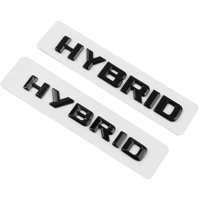 3D ABS Hybrid Letter Emblem for Mercedes Benz C260 E260 E350 S320 S560e S400 Rear Logo Trunk Badge Car Sticker Modified