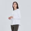 [Swt22018-02] Soft Touch Loose Fit Long Sleeve White