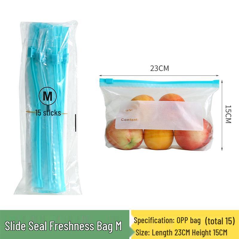 Thickened Ziplock Freezer & Storage Bags for Food Packaging & Fresh-Keeping.