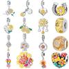 Sunflower Daisy Pendant Bead DIY Bracelet Jewelry Fashion Floral Charm Bead Strand