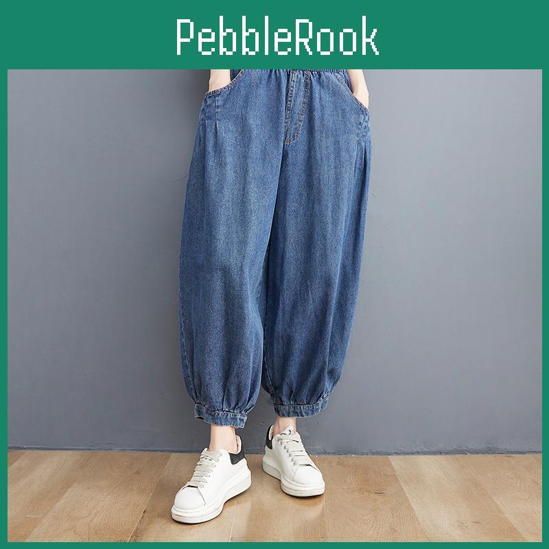 Waist Spring Oversized High Women Jeans Harem Style Pants Loose Casual Ladies Denim Pant Pantalones