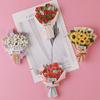 Bouquet Souvenir Cartoon Simulation Sunflower Refrigerator Sticker Roses Flowers Magnetic Stickers