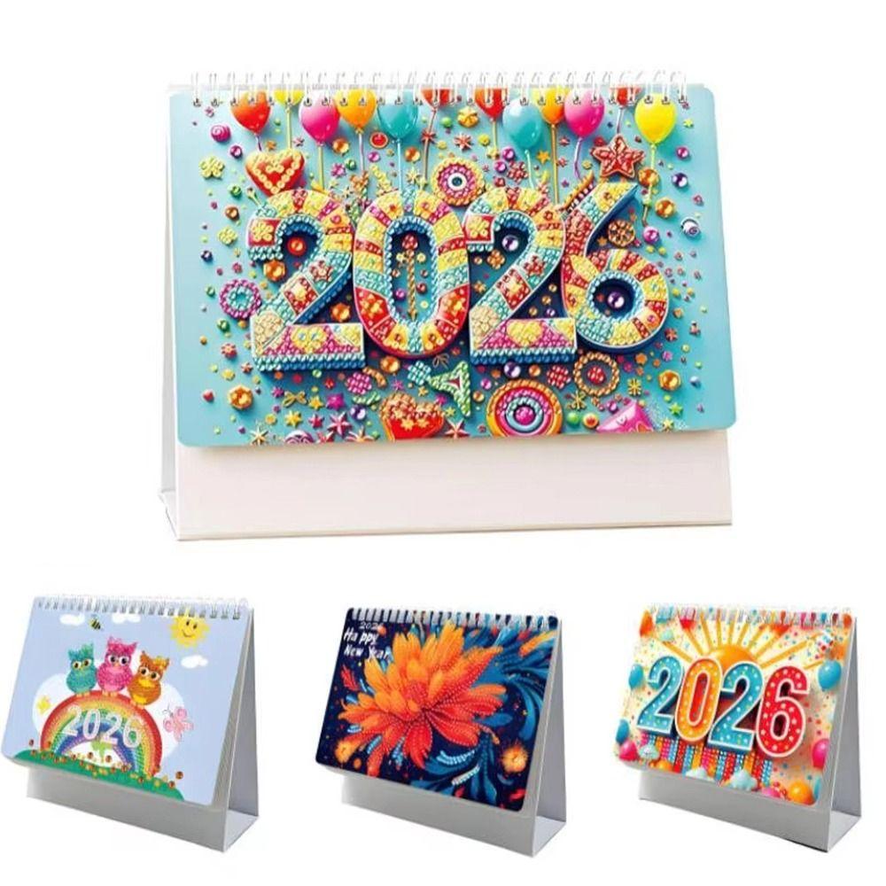 2026 Diamond Art Calendar Painting Art Kit Painting Calendar  For Organizing Goals Appointments