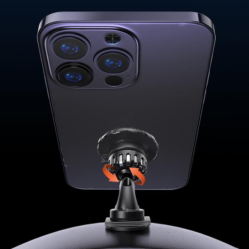 YESIDO C153 Adhesive Car Dashboard Phone Holder Magnetic Rotatable Phone Bracket with Air Vent Clip