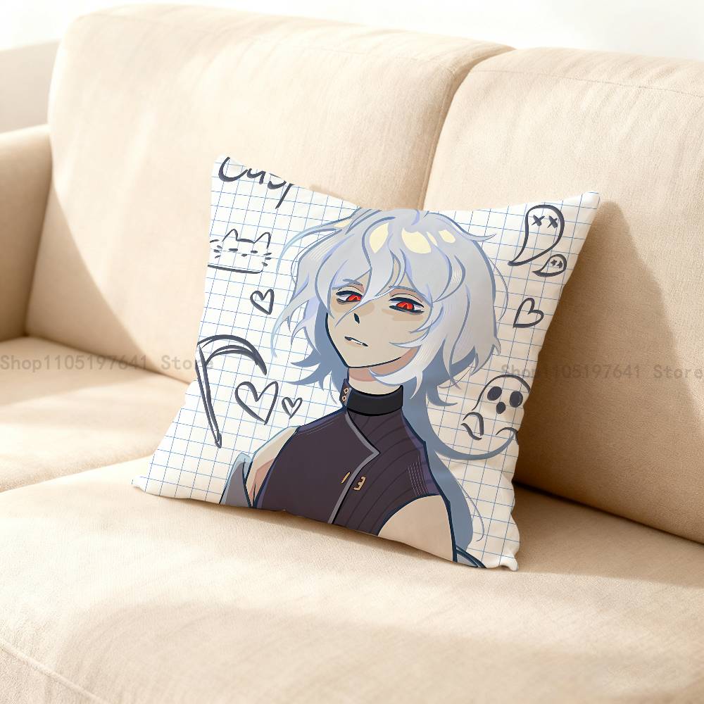 Casper A DDate with DDeath Pillow Case Cushion Cover Home Decor Birthday Gift Pillowcover