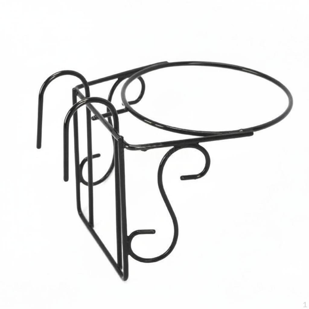 Loop& Design Pflanzgefäßhalter Hängendes Geländer Topfschlaufe Beschichteter Pflanzenhaken für