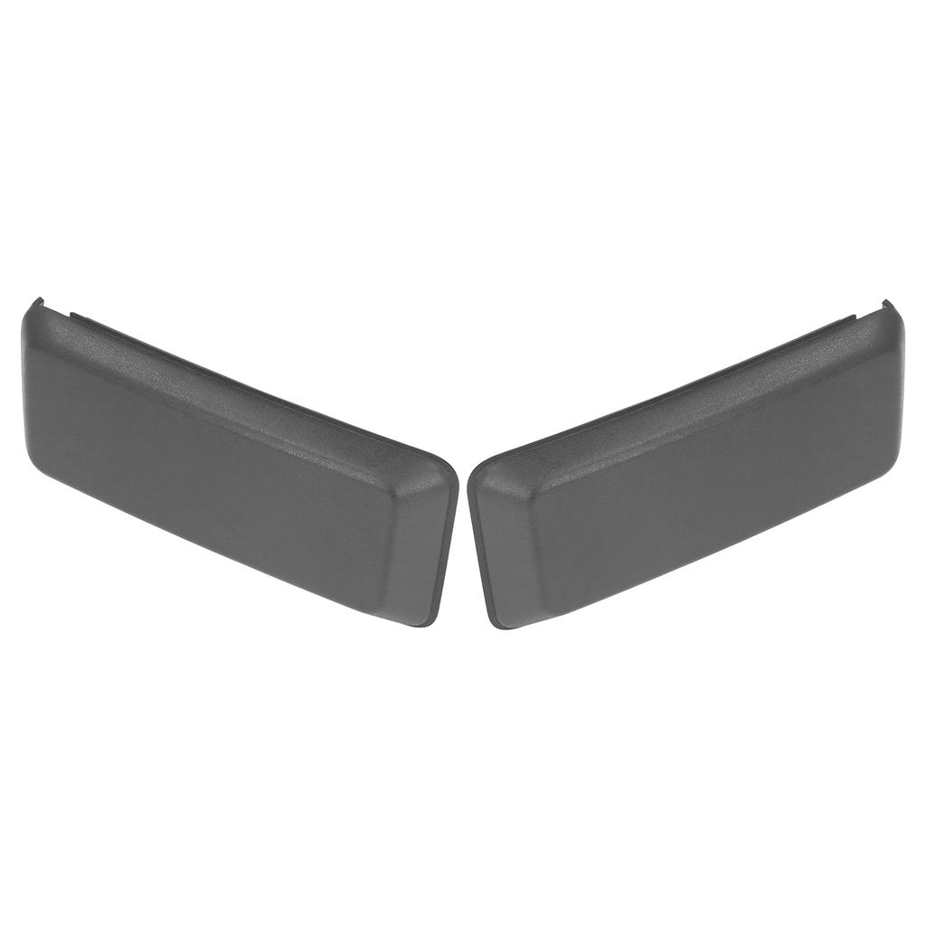 2pcs Front Bumper Guard Protector ABS Left Right Black Wearproof Pad Kit for Car Modification