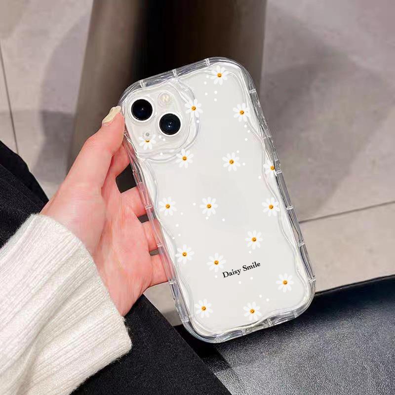 INS Cherry Daisy Case For Samsung Galaxy A57 A37 A56 A16 A06 A17 A07 A55 A54 A26 A36 A34 A15 A35 A25 A53 A52 A14 A23 A24 A04 A32