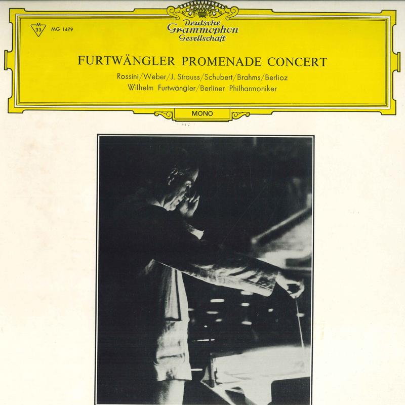

LP Record WILHELM FURTWÄNGLER, BERLIN PHILHAR - Furtwangler Promenade Concert MG1479 DEUTSCHE GRAMMO Japan Classical Used