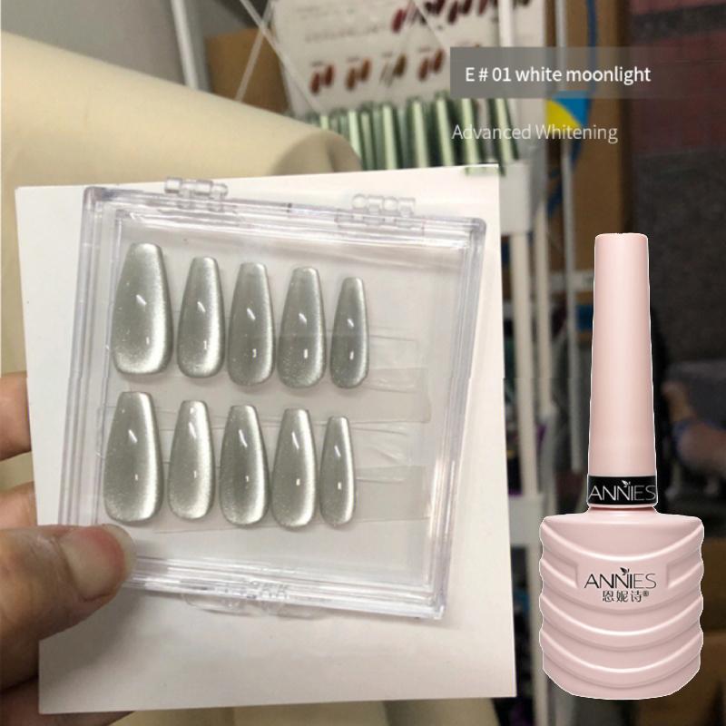Kristall-Magnet-Katzenaugen-Gel-Nagellack, holografisch, reflektierend, glitzernd, UV-semipermanente Lacke, Maniküre, Nagelkunst