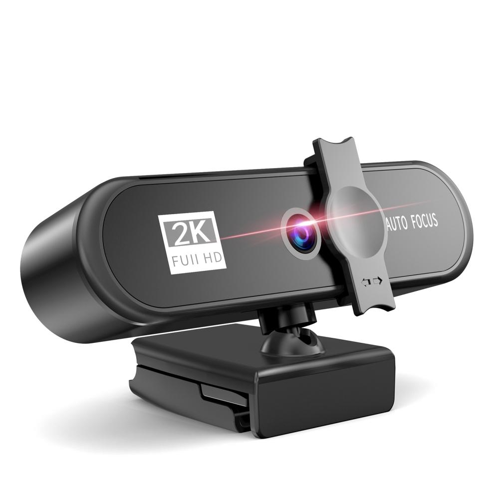 4K Webcam Auto Focus HD USB Camera with Microphone for PC Live Streaming Plug and Play Network Video Conference