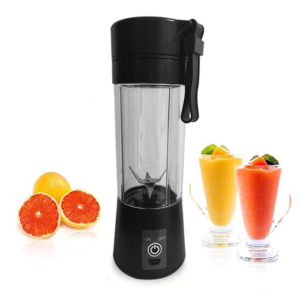 NO.HS 400ml 6Blade USB Charge Drinks Smoothie Blender Juicer Fruit