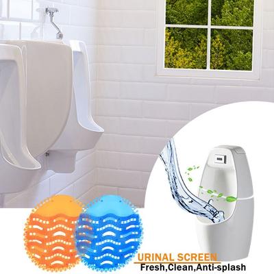 Urinal Screens Deodorizer Anti Splash Urinal Mats Odor Freshener for Toilet Bathroom Restaurant Office School Men's Toilet Tools