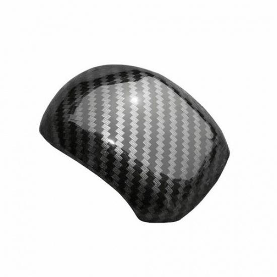 Carbon Fiber ABS Car Interior Gear Shift Knob Cover Trim For Hyundai Santa Fe