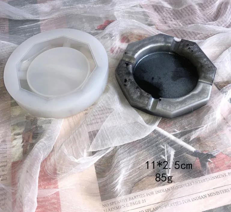 

Силиконовая форма для пепельницы, форма для подноса для пепельницы из хрустальной смолы, нерегулярные цементные формы, форма для подстаканников, форма для поделок своими руками Trapa quadrilateral