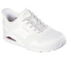 Skechers Lux Hiking Size Cm Uno-Banksia Women's Slip-In Shoes, White, 22.5