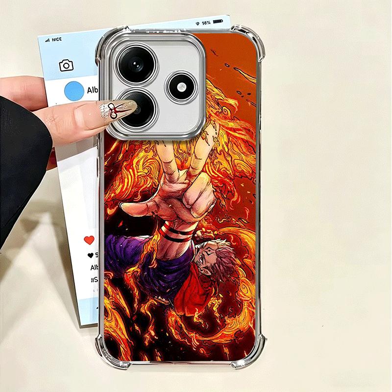 

Аниме Итадори Юдзи JUJUSU Мягкий чехол для телефона для Xiaomi Poco X7 X8 Pro Max X6 X5 X3 F8 Ultra F7 M8 M7 M5S Redmi 15C 15A 15 14C 13C Xiaomi Poco X5 Pro